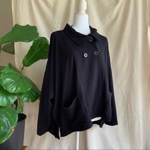 Cape style swing jacket | Edit by Jeanne Baker